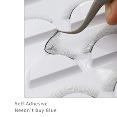 EMEDA lash extensions plate featuring 30 pairs for versatile practice