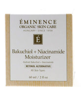 Eminence Bakuchiol Plus Niacinamide Moisturizer bottle delivering lightweight hydration.