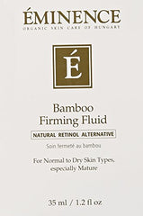 Close-up of Eminence Bamboo Firming Fluid texture nourishing the skin's surface.