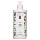 Eminence Clear Skin Probiotic Cleanser bottle with cream-gel texture, designed for balanced, refreshed skin