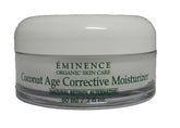 Eminence Coconut Age Corrective Moisturizer jar close-up for rich hydration.