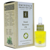 Eminence Facial Recovery Oil bottle showing soothing herbal formula for all skin types.