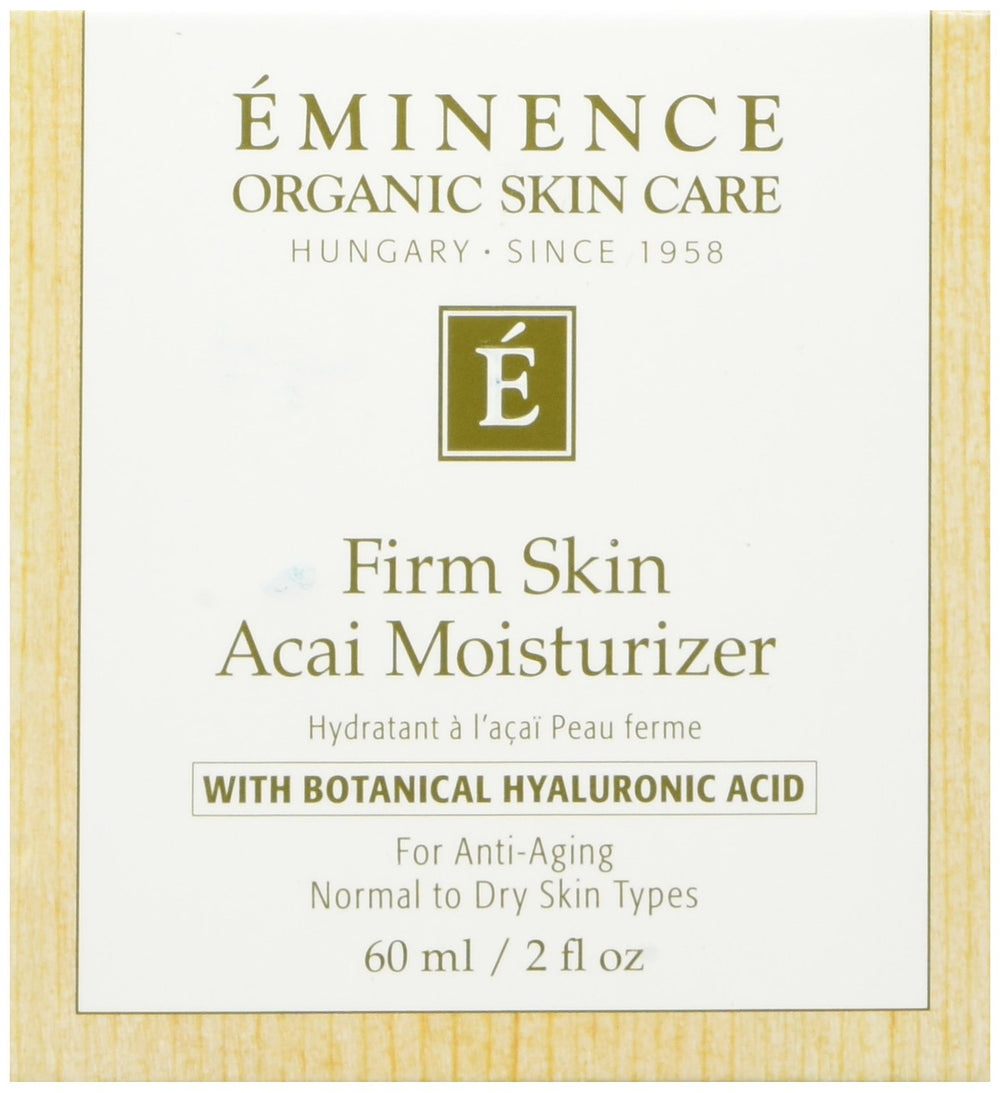Eminence Firm Skin Acai Moisturizer bottle front for daily hydration