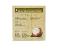 Eminence Mangosteen Gel Moisturizer application on face demonstrates quick melt-in and velvety soft skin.