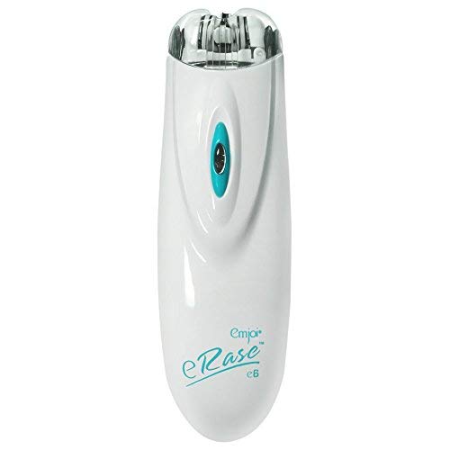 Emjoi eRase e6 face remover compact for quick, gentle facial hair removal.