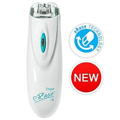 Emjoi eRase e6 skin glide reduces irritation during tweezing.