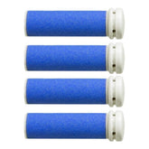 Emjoi Micro-Pedi extra coarse blue roller 4-pack for smoother feet