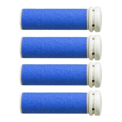Emjoi Micro-Pedi extra coarse blue roller 4-pack for smoother feet