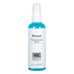 EMMA Beauty Scour Nail Antiseptic Spray bottle pour for pristine nail prep.