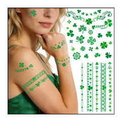 EMOME Día de San Patricio: tatuajes trébol para brazalete, ideal para lucir en la muñeca.
