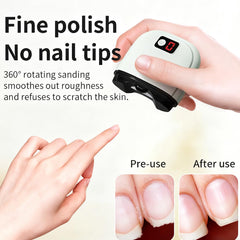 EMWEYKE quiet nail trimmer with LED light for peaceful sessions