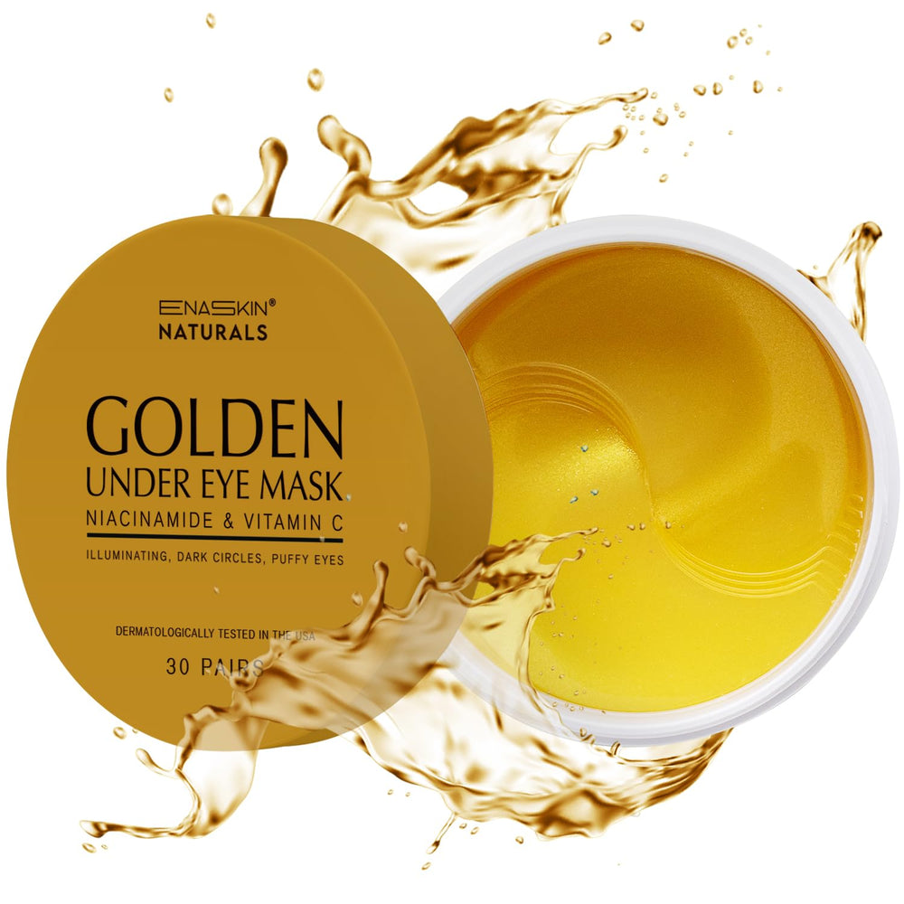Parches de ojos Enaskin Naturals con 24K oro para revitalizar la mirada
