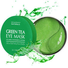 Parches Enaskin Naturals para ojeras con té verde, reducción suave de sombras.