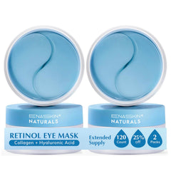 Parche ocular Enaskin Naturals en paquete azul para refrescar la mirada