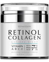 EnaSkin Retinol Cream bottle closeup highlighting anti-aging care