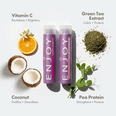 Champú Enjoy Lujo, controla el frizz para un aspecto pulido.
