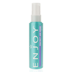 Enjoy Protect and Shine bottle pour highlights radiant shine with lightweight feel