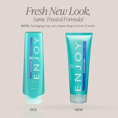 Enjoy Straightener balm application for tame curls and coarse hair