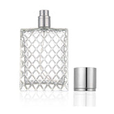 Enslz 100ml refillable glass bottle ready for travel and fragrance storage