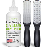 EntreFeet callus remover gel 8 oz bottle for at-home pedicures