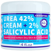 Envisha Urea Cream 42% bottle shown for smoother, hydrated skin.