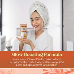 Envy exfoliante facial, aplicación con dedos para exfoliación suave.