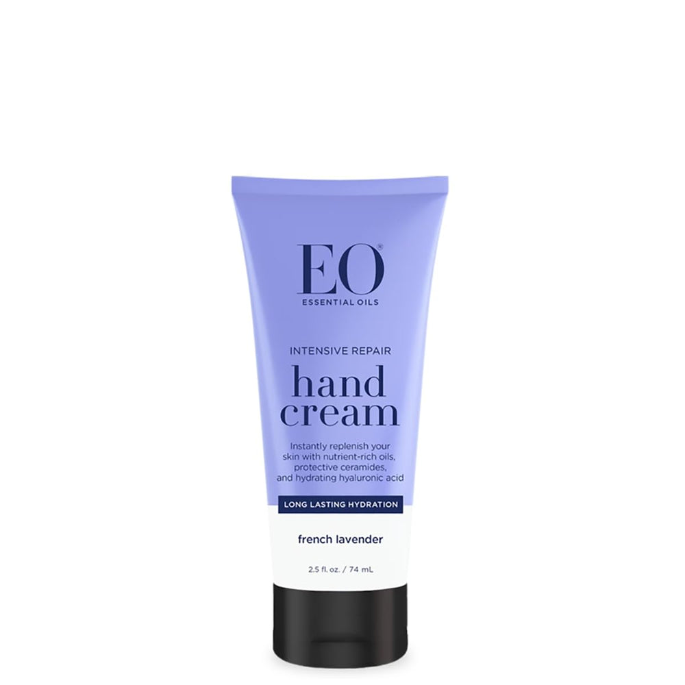 EO crema de manos Lavanda, textura sedosa que hidrata la piel