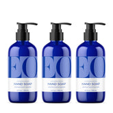 EO jabon manos lavanda francesa, pack de tres botellas de 355 ml para limpieza suave