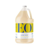 EO Lemon and Eucalyptus liquid hand soap bottle for daily gentle cleansing