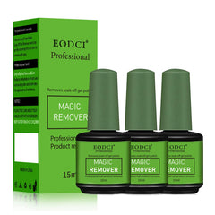 Eodci quita esmalte gel rapido aplicado en uñas para un acabado limpio