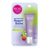 EOS 24H Moisture Super Balm Raspberry Kiwi Splash container delivers long-lasting lip hydration.