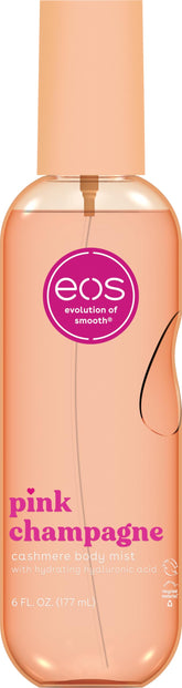 eos Cashmere Body Mist Pink Champagne bottle for daily fragrance refresh