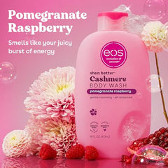 etiqueta de eos Cashmere Granada Frambuesa con aroma duradero
