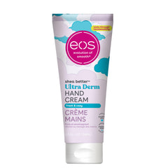 EOS Shea Better Hand Cream Fresh & Cozy bottle close-up for travel-size hydration