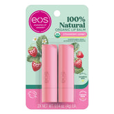 EOS Strawberry Sorbet lip balm stick provides smooth hydration and refreshing flavor