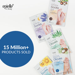 Epielle guantes mascarilla spa en casa: experiencia relajante para manos.
