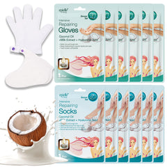 Epielle hand mask gloves pack for quick at-home hydration and soft hands.