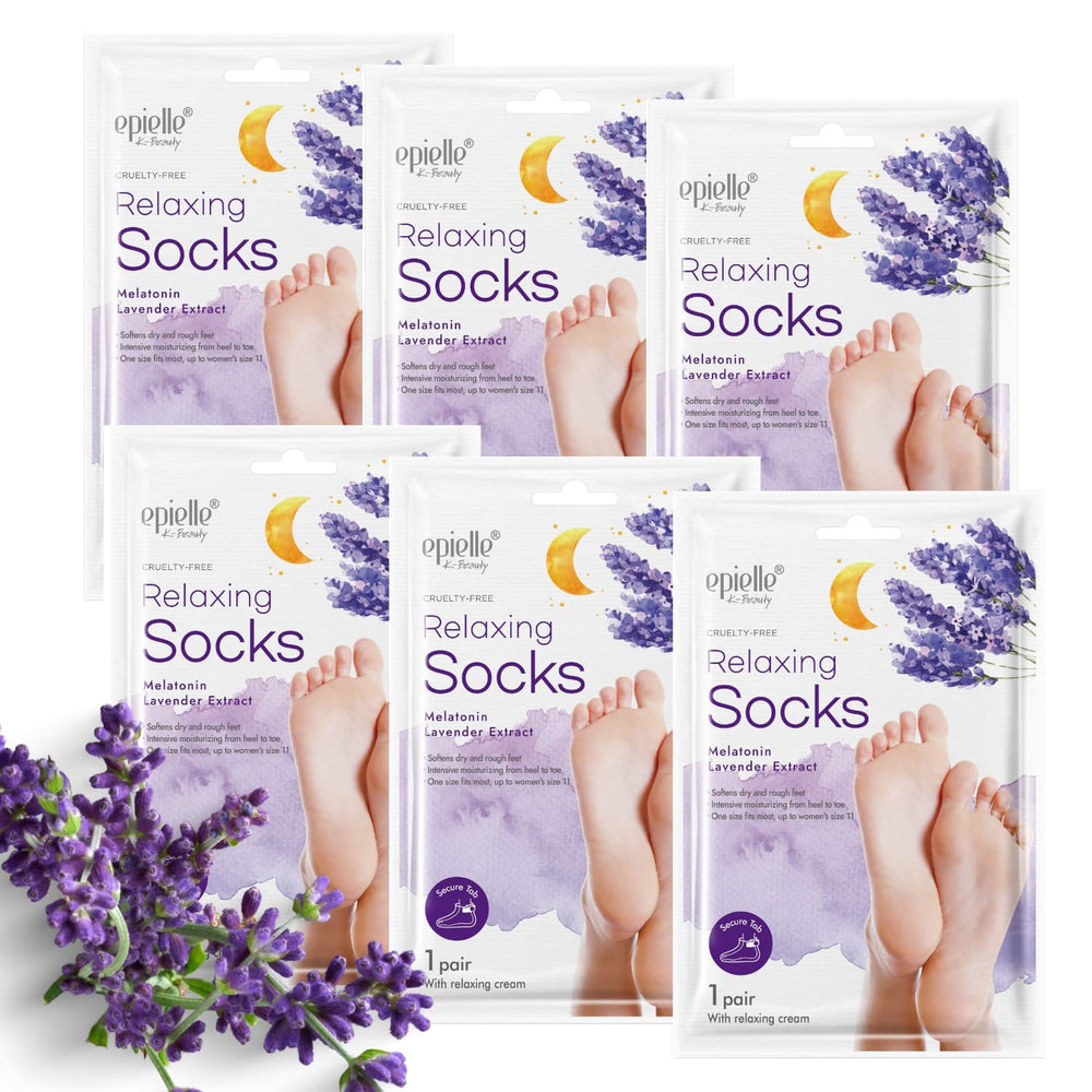 Epielle mascarilla-pies-relajante: tratamiento de hidratación para pies.