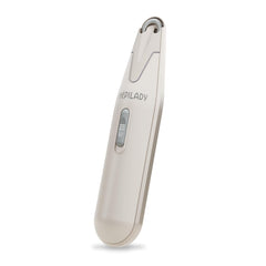 Epilady Esthetic Pearl epilator on the face provides precise hair removal.