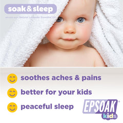 Epsoak Kids: disolución rápida en agua tibia para baño cómodo