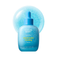 EQQUALBERRY Hyaltoin Serum en bote para hidratación intensiva y sensación de frescura.