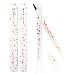 Equusecured Freckle Pen Light Brown swatches for skin-tone matching.
