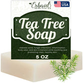 Erbaid Jabón Árbol de Té para cara, defensa natural y limpieza suave.