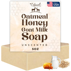 Erbaid Jabón Avena Miel – barra para rostro y cuerpo, cuidado suave en piel sensible.