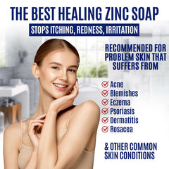 Erbaid zinc pyrithione powered formula for balanced, clean skin.