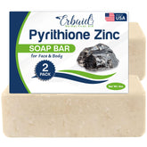 Erbaid zinc soap bar for daily cleansing of face and body, refreshing skin.
