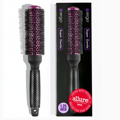 ERGO super gentle round brush for blowouts delivers salon-quality results at home.