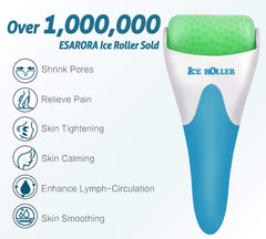 ESARORA ice roller around the eyes to relieve fatigue.