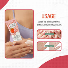Esfolio Crema de Manos Dulce de Fresa, envase de 100 ml, perfecto para bolso o viaje.