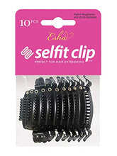 Esha Selfit clip extensions natural black packaging for quick styling